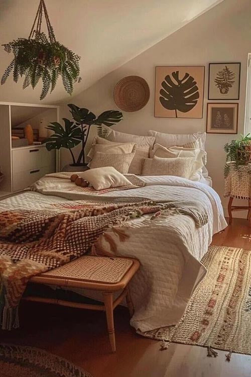 Top 10 Aesthetic Bedroom Ideas for a Cozy Space.