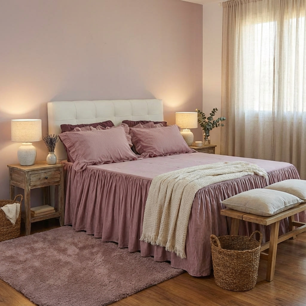 How to Style Muted Mauve for a Serene and Sophisticated Winter Sanctuary
