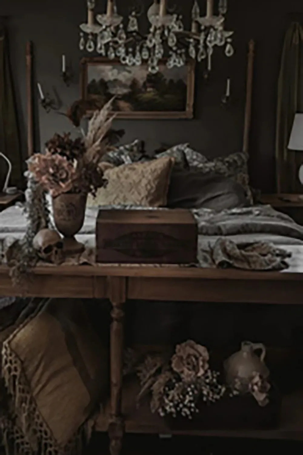 Your Guide to a Moody & Scholarly Small Bedroom Retreat