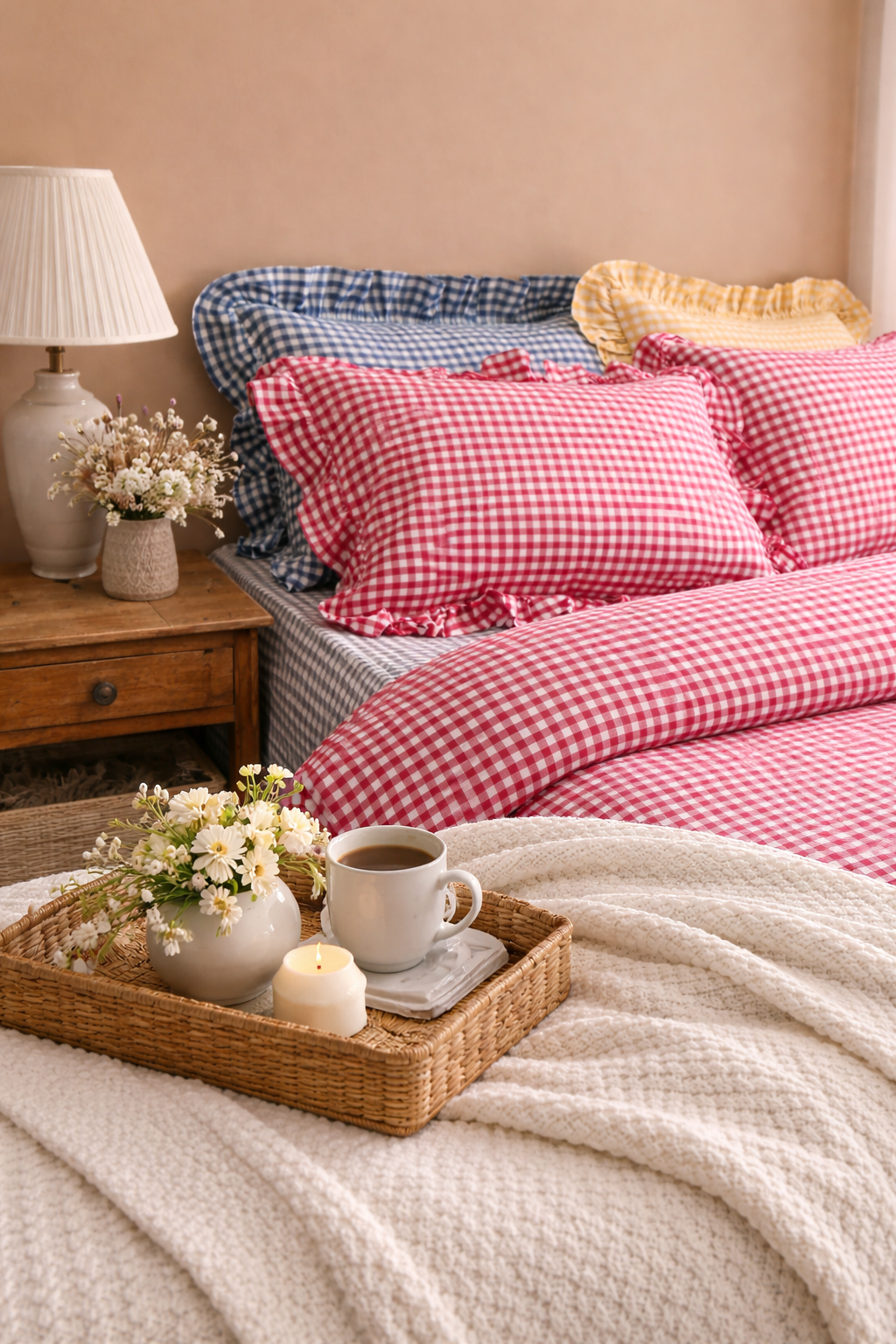 How to Style a Gingham Room for a Cozy Yet Refined Look