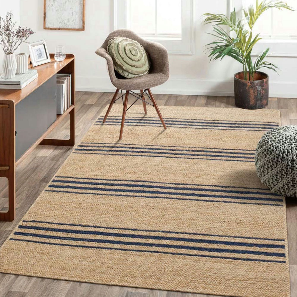 Navy Horizon Jute Rug