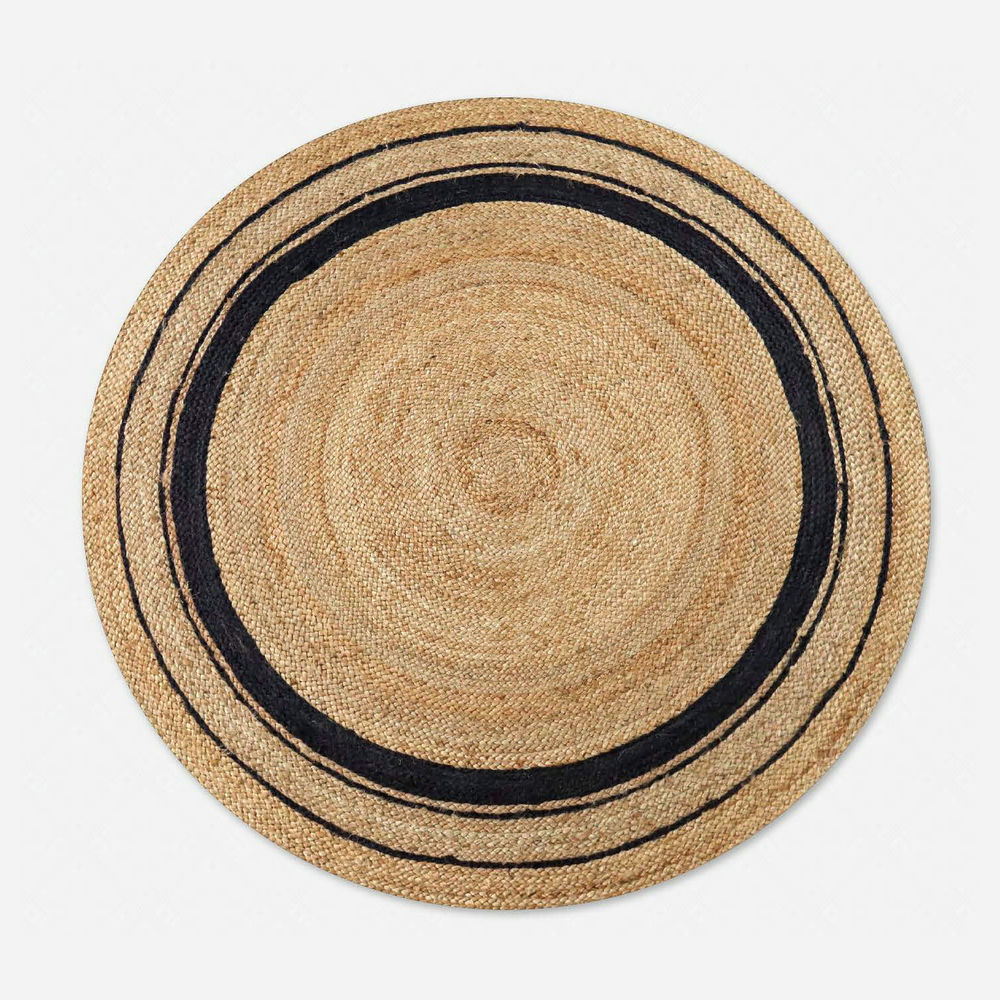 Harmony Rings Jute Rug.