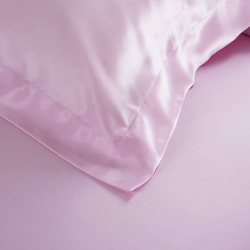 19 Momme Silk Duvet Cover Set - Pink