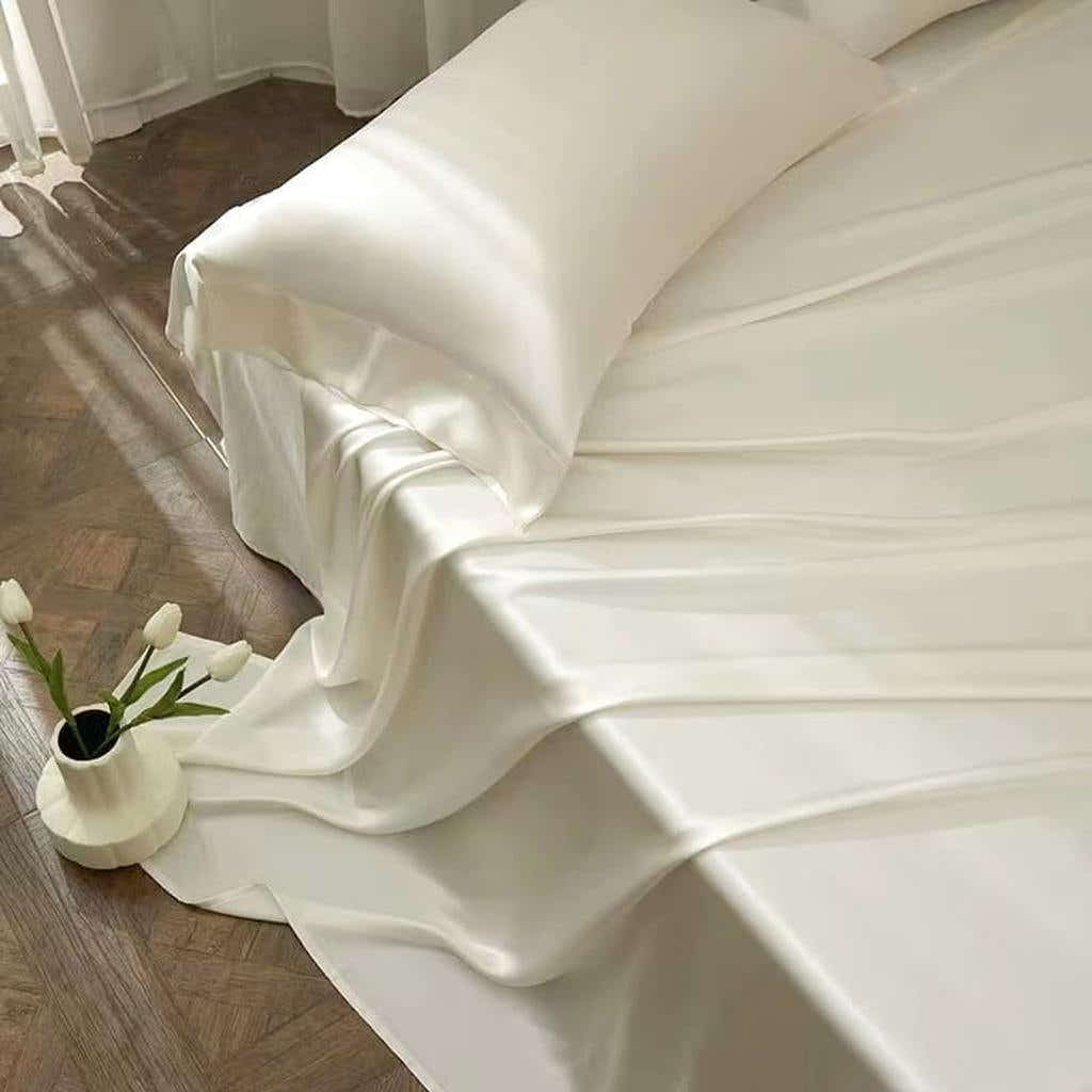 22 Momme Silk Sheet - White
