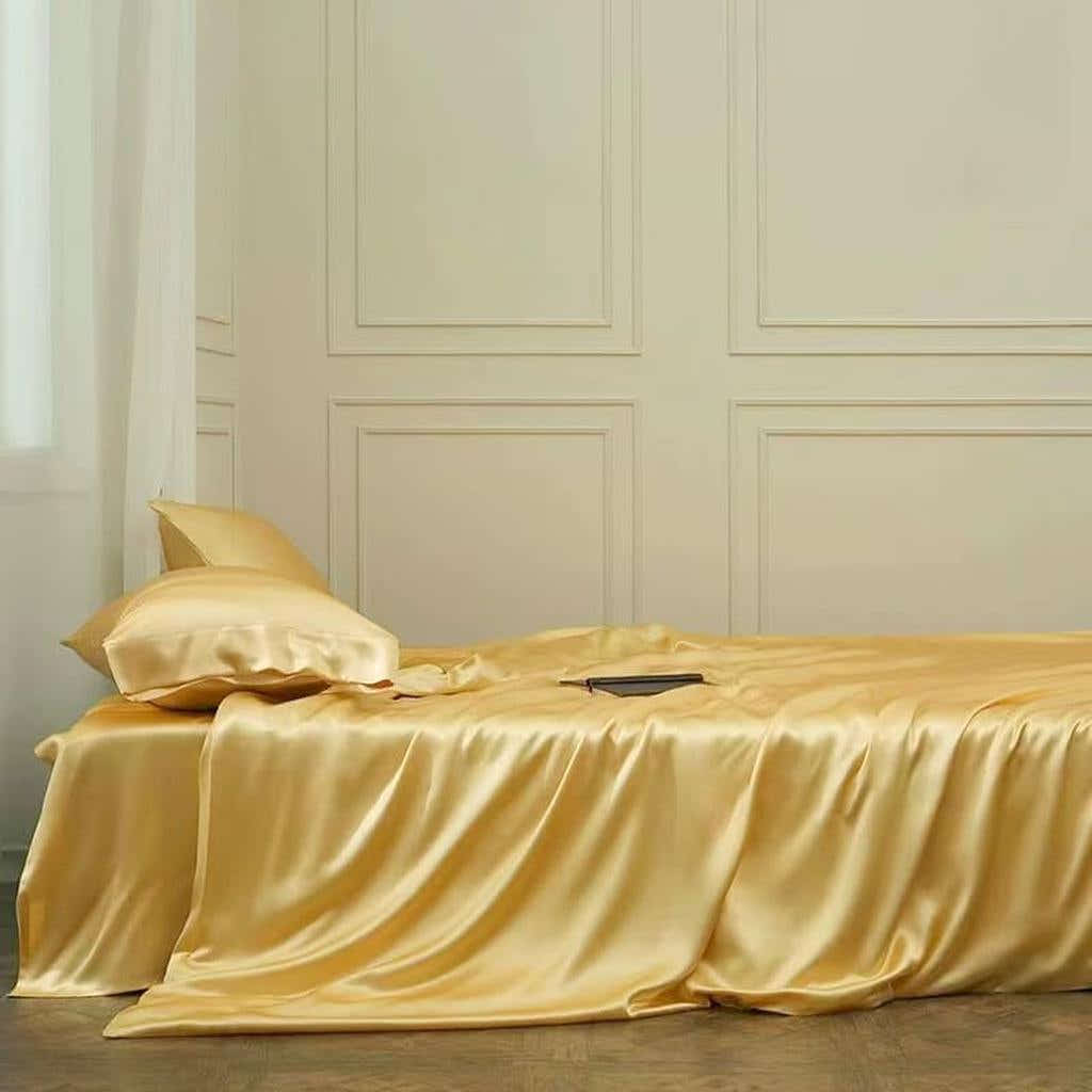 25 Momme Silk Sheet - Gold