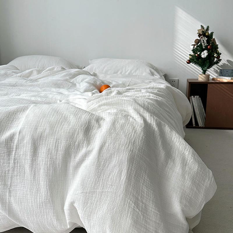 Airy Cloud White Bedding Set