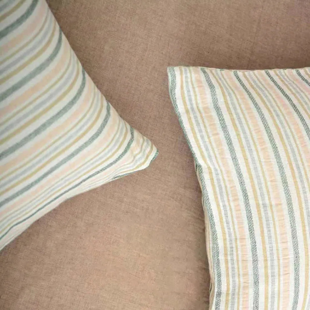 Boho Chic Striped Jacquard Duvet Cover