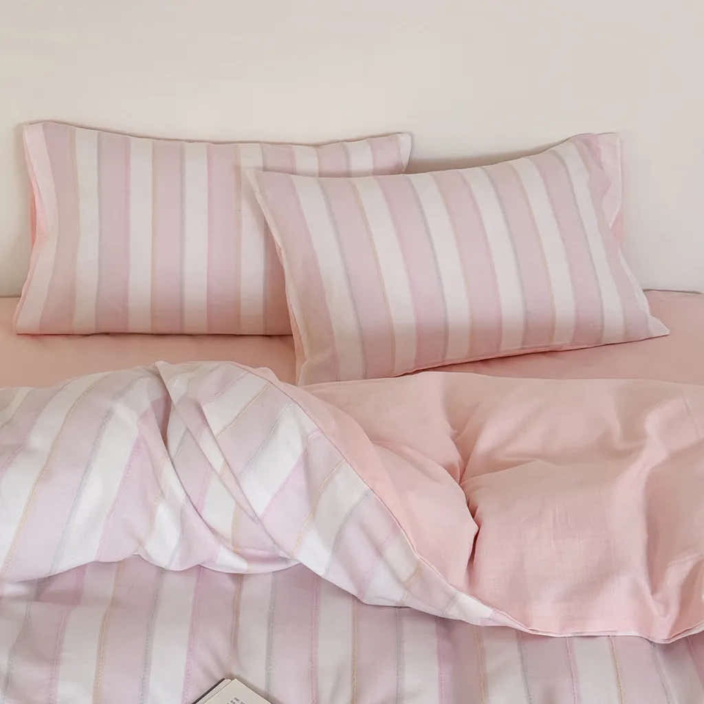Candy Striped Bedding Set