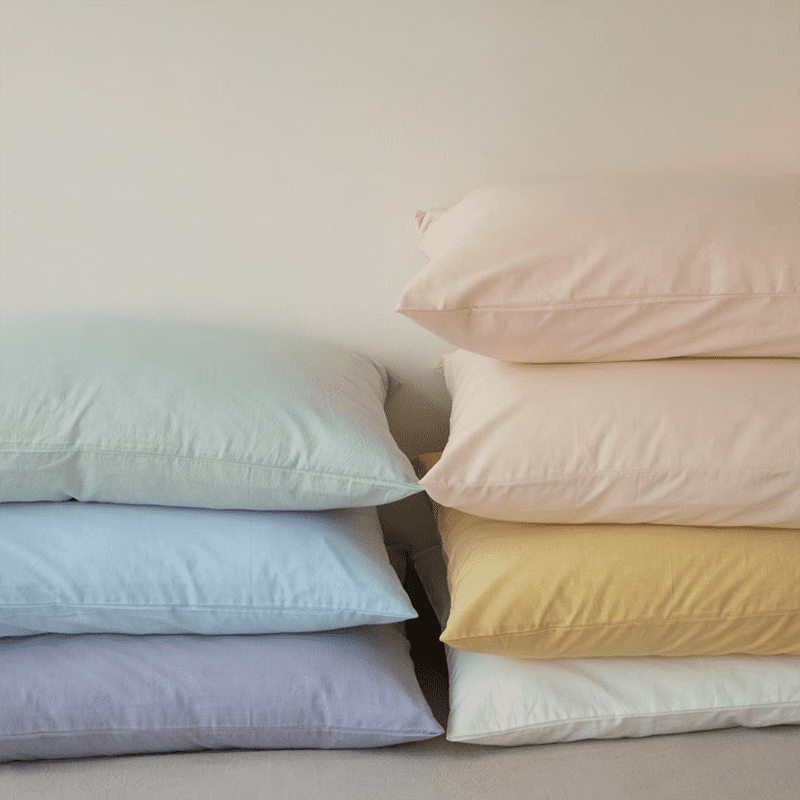 Classic Pastel Percale Pillowcase