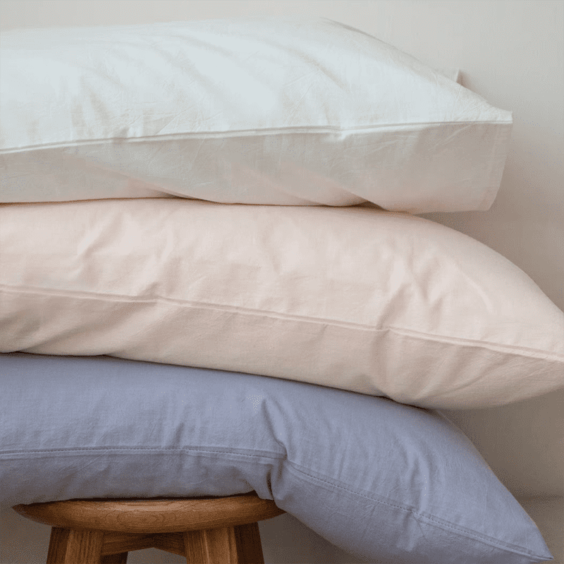 Classic Pastel Percale Pillowcase