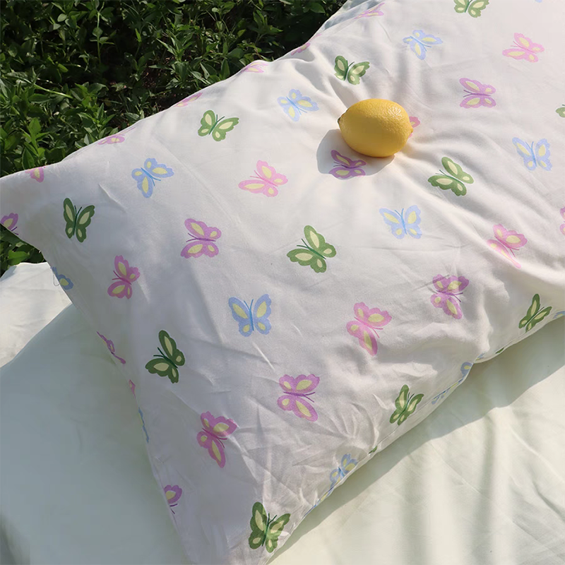 Colorful Butterfly Printed Duvet Cover