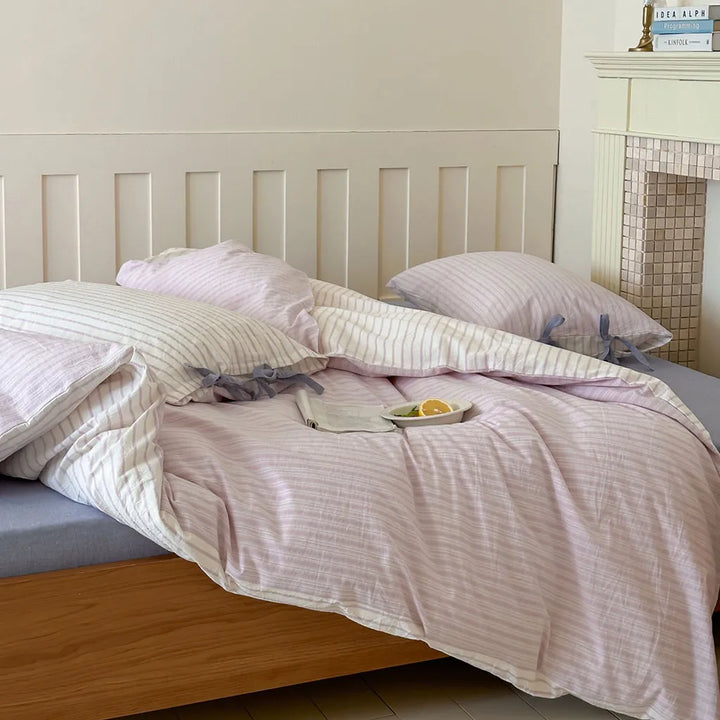 Contrast Stripe Duvet Cover