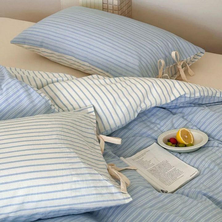 Contrast Stripe Duvet Cover