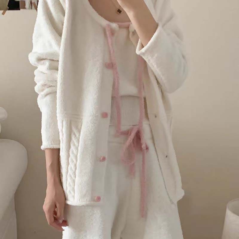 Coquette Fluffy Pajama Set