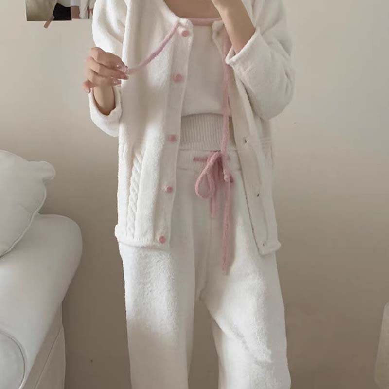 Coquette Fluffy Pajama Set