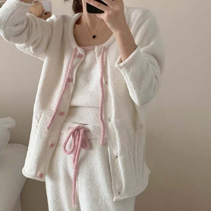 Coquette Fluffy Pajama Set