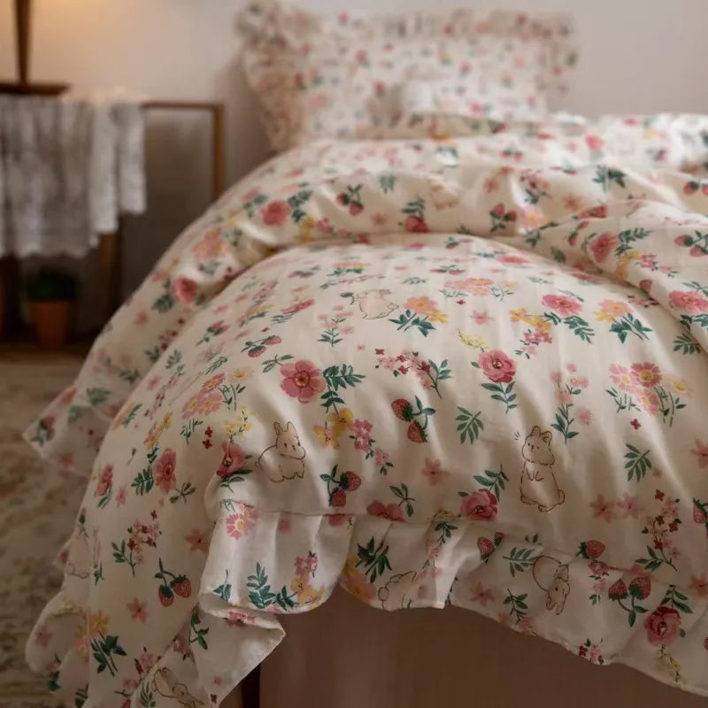 Cute Strawberry Bedding Set