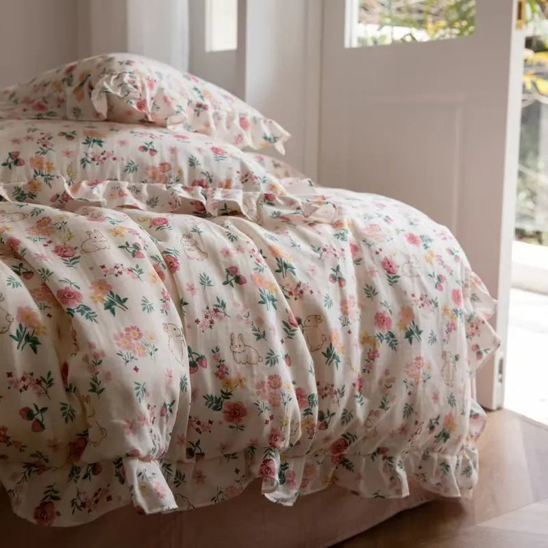 Cute Strawberry Bedding Set.