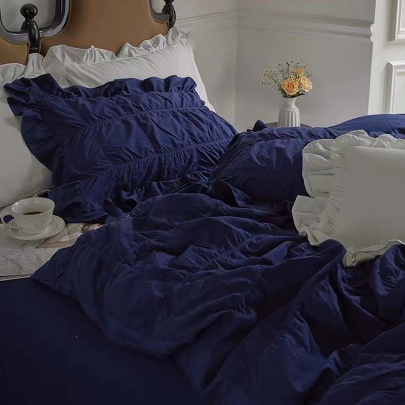 Dark Academia Royal Duvet Cover - Klein Blue