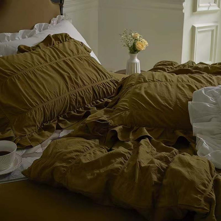 Dark Academia Royal Bedding Set - Dark Grey.