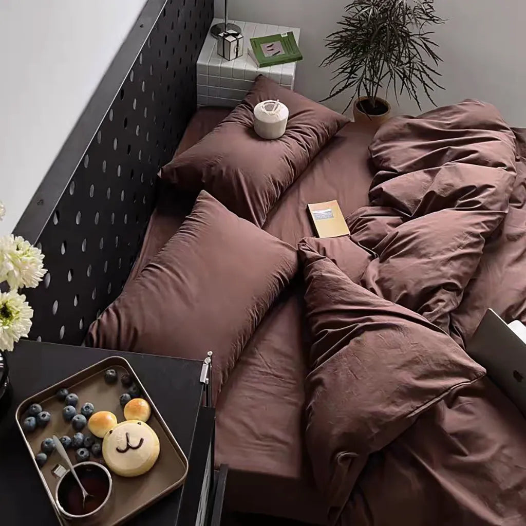 Earthy Brown Bedding Set