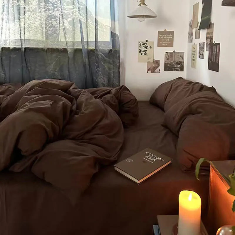 Earthy Brown Bedding Set