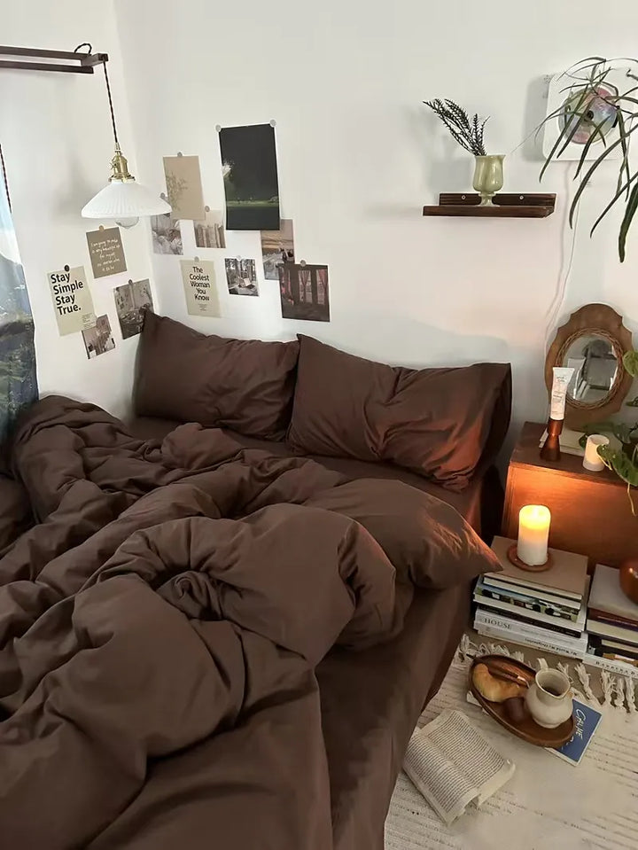 Earthy Brown Bedding Set