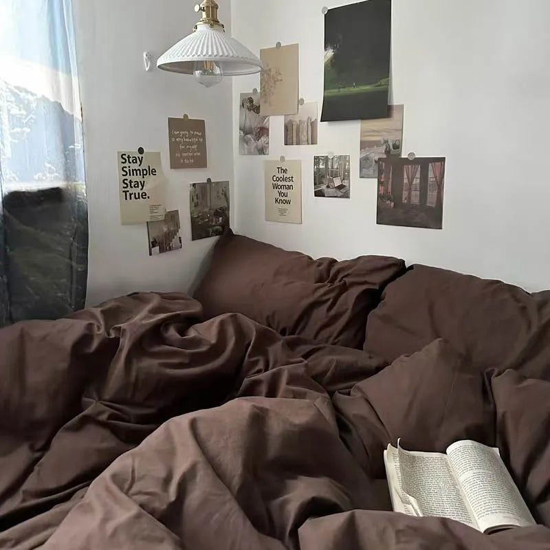 Earthy Brown Bedding Set