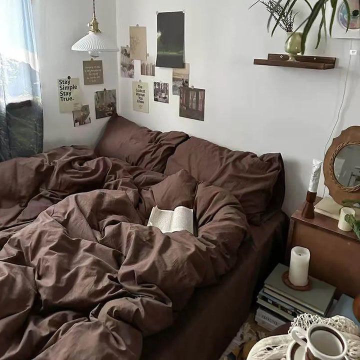 Earthy Brown Bedding Set