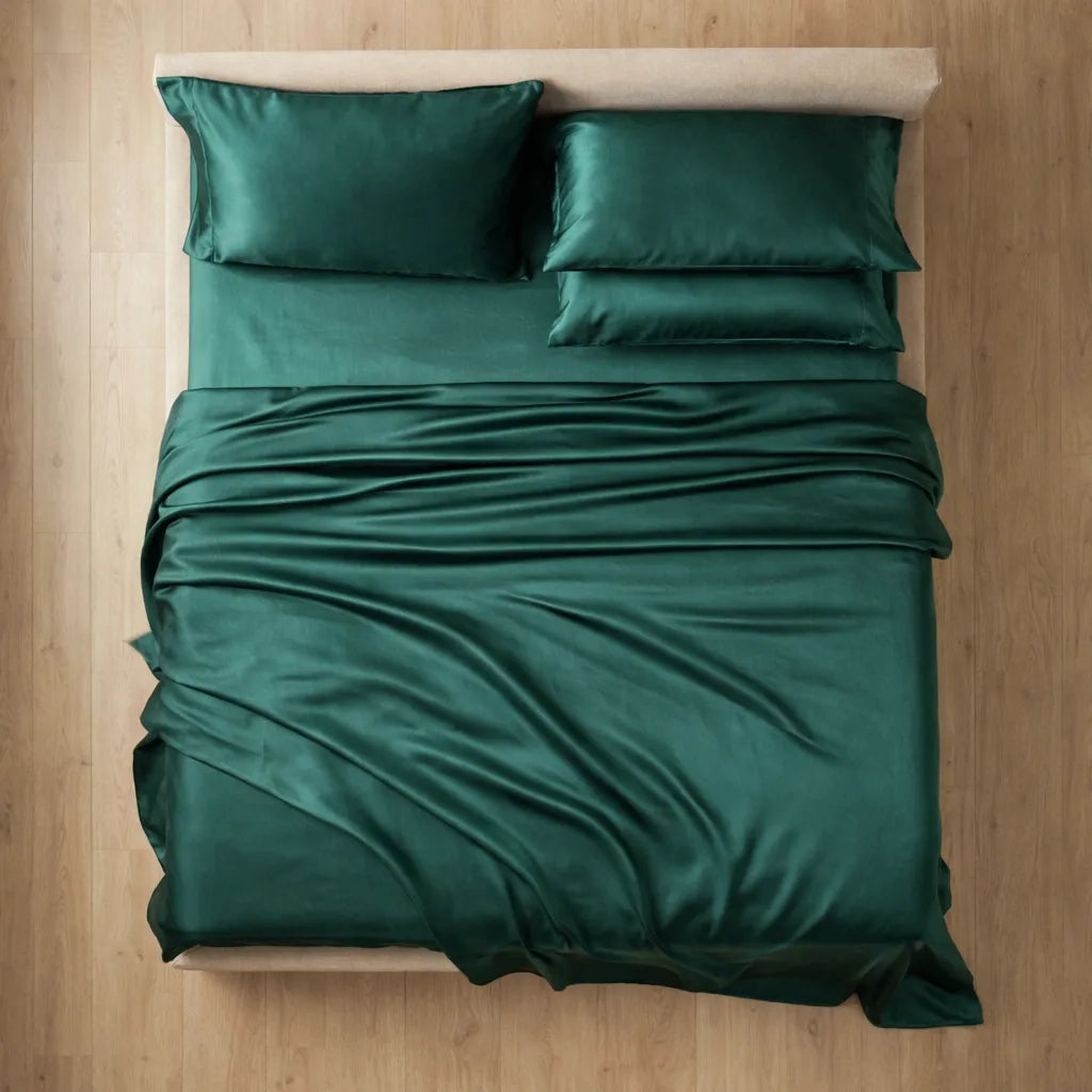 Emerald 22 Momme Silk Flat Sheet