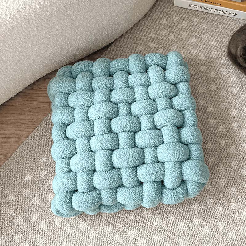 Handmade Teddy Braided Cushion