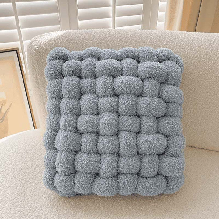 Handmade Teddy Braided Cushion