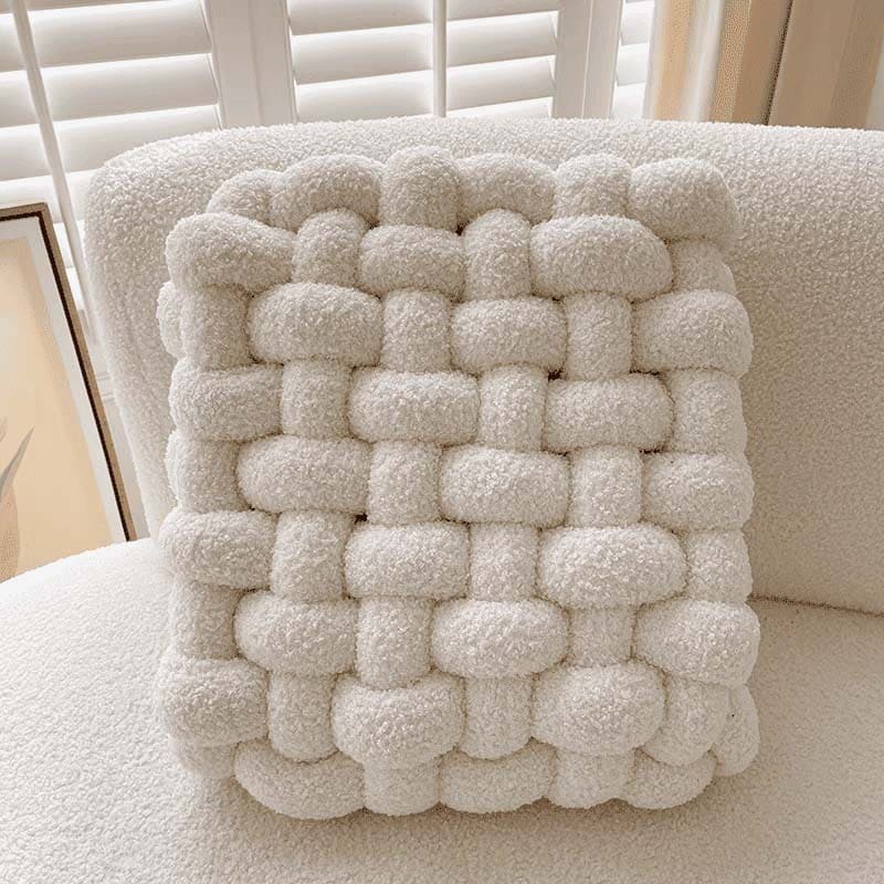 Handmade Teddy Braided Cushion