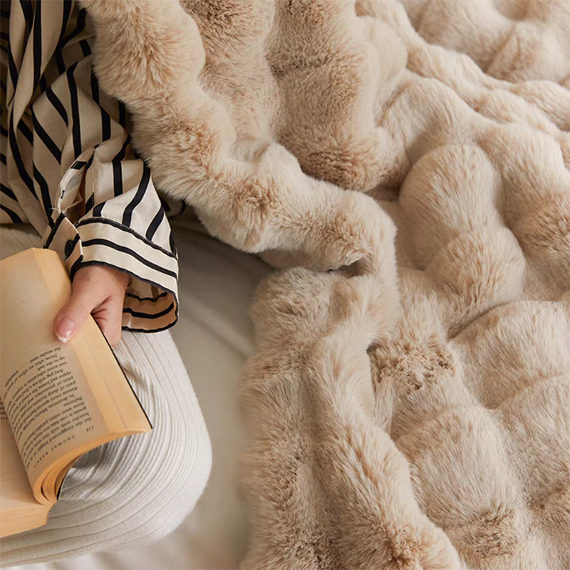 Luxury Mink Faux Fur Blanket