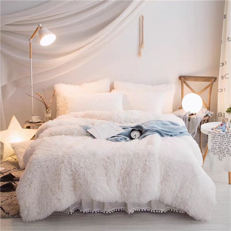 Luxury Plush Shaggy Bedding Set