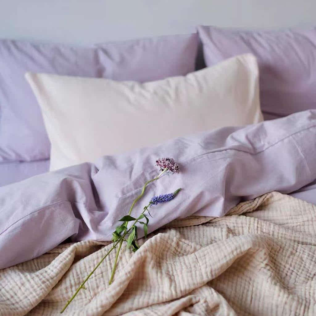 Pastel Color Duvet Cover - Lavender