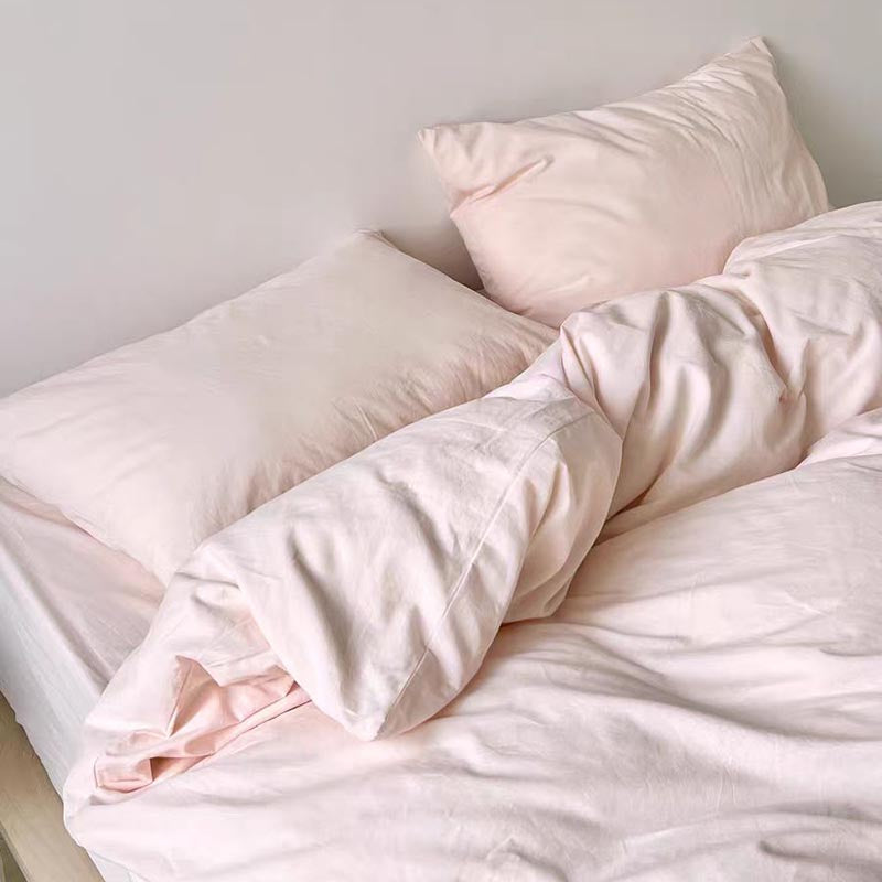 Pastel Color Duvet Cover - White