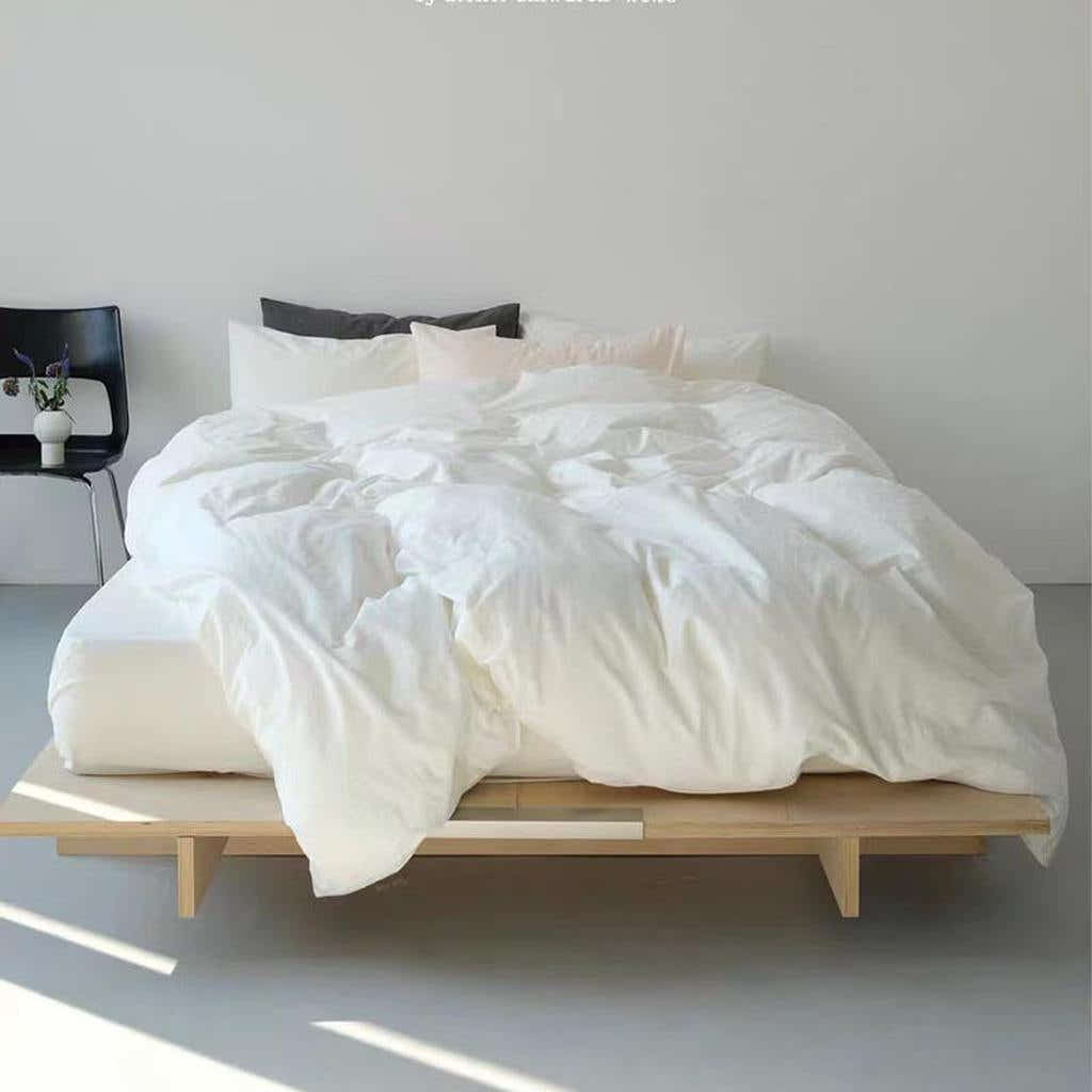 Pastel Color Duvet Cover - White