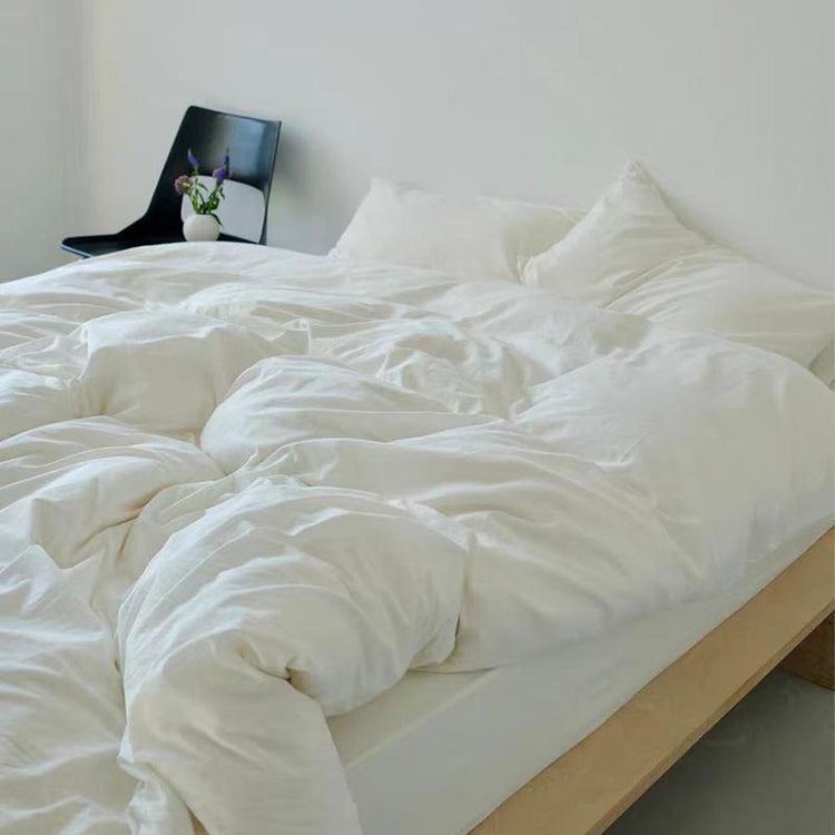 Pastel Color Bedding Set - White