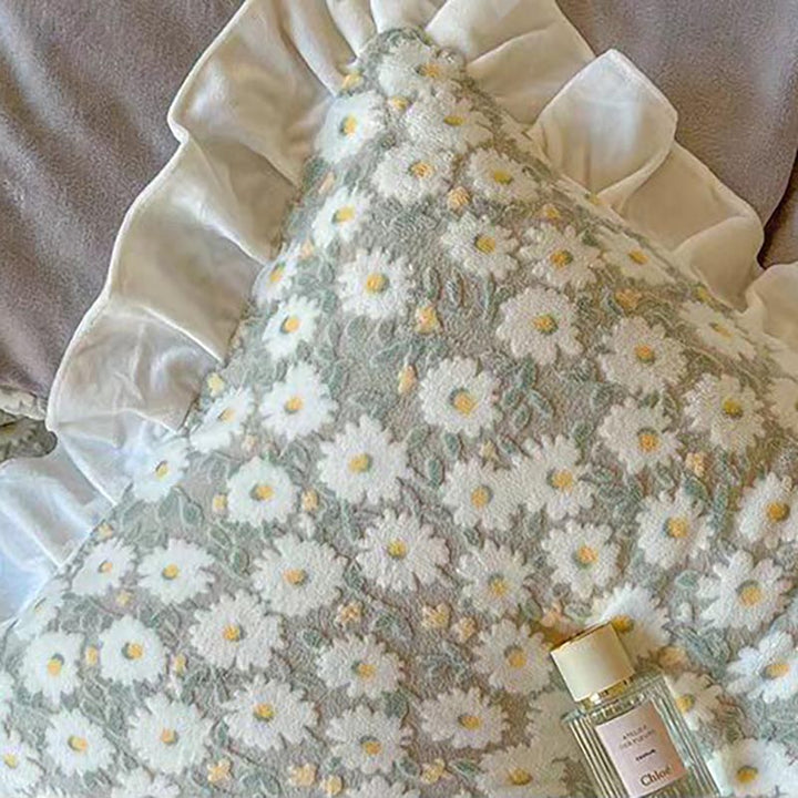 Pastel Daisy Bedding Set - Blue.