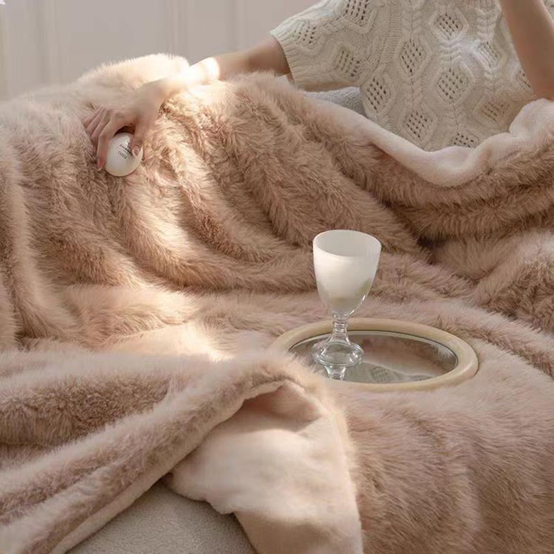 Plush Mink Faux Fur Blanket