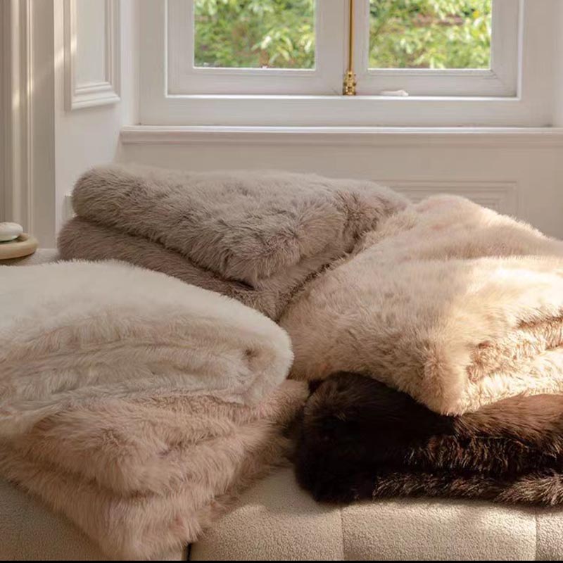 Plush Mink Faux Fur Blanket