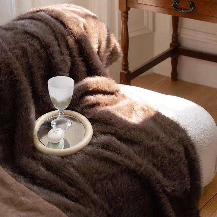 Plush Mink Faux Fur Blanket