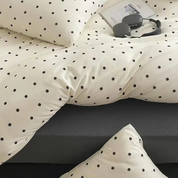 Polka Dot Jersey Bedding Set