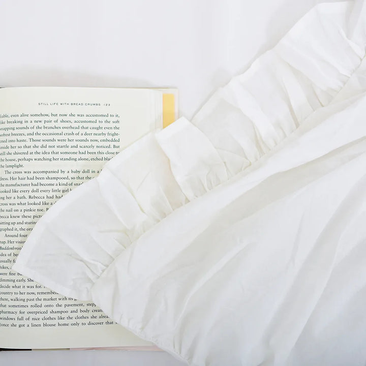 Princess Ruched Duvet Cover with Ruffle