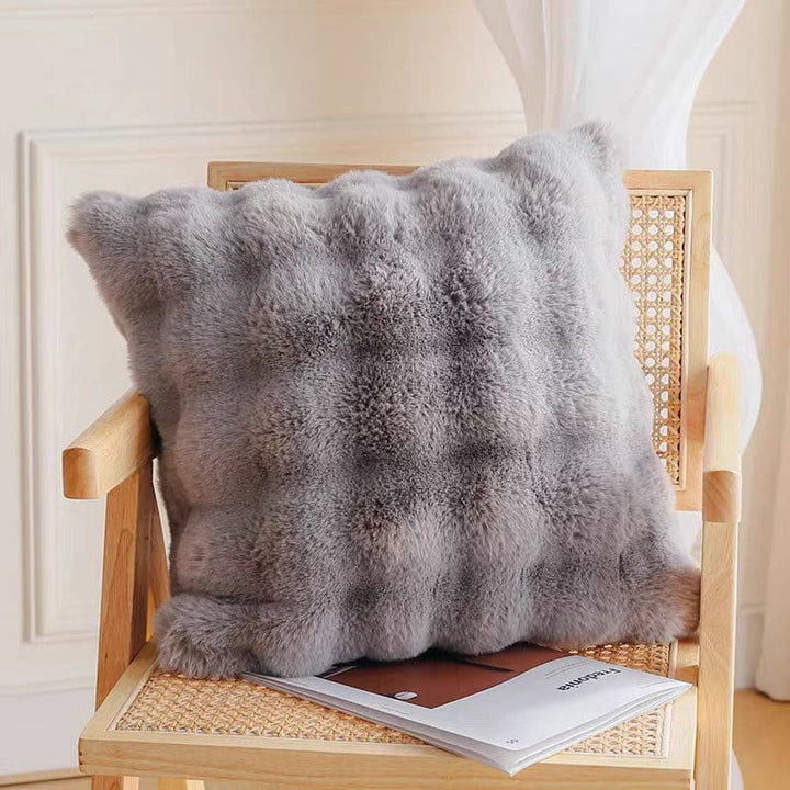 Rabbit Faux Fur Pillow