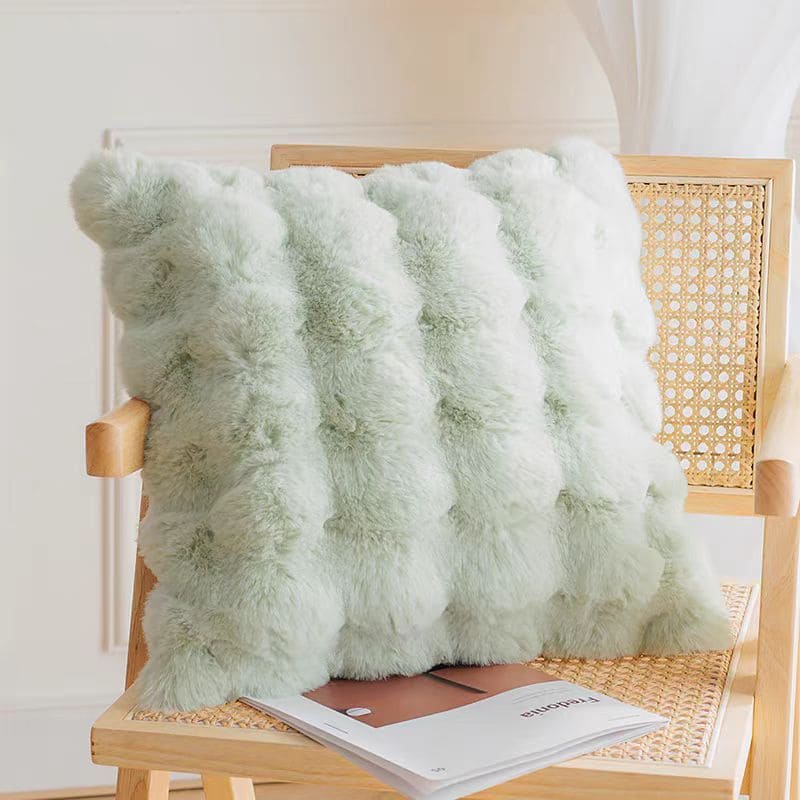 Rabbit Faux Fur Pillow