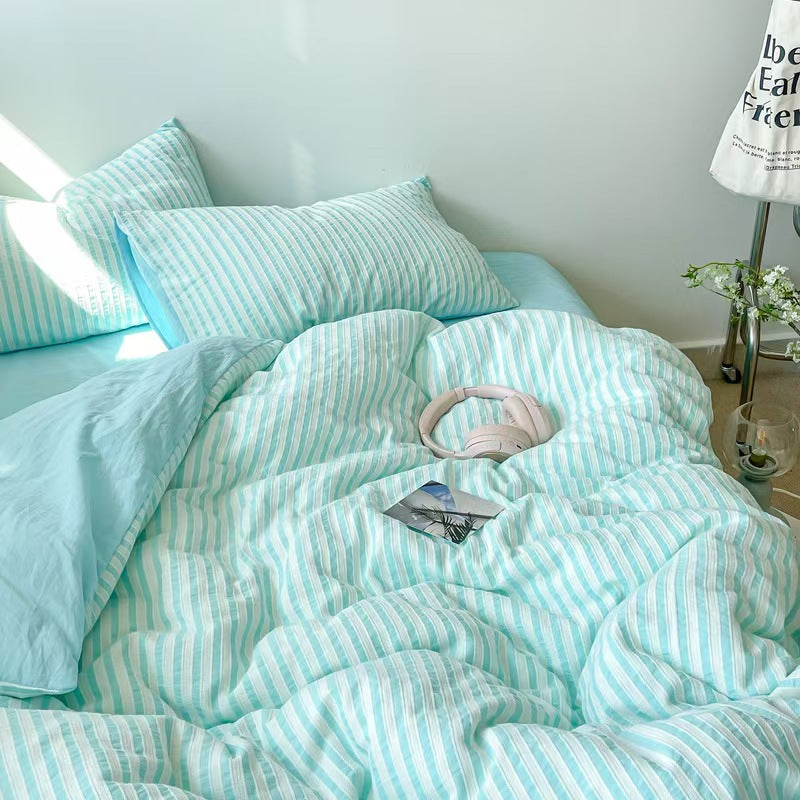 Refresh Jacquard Striped Bedding Set