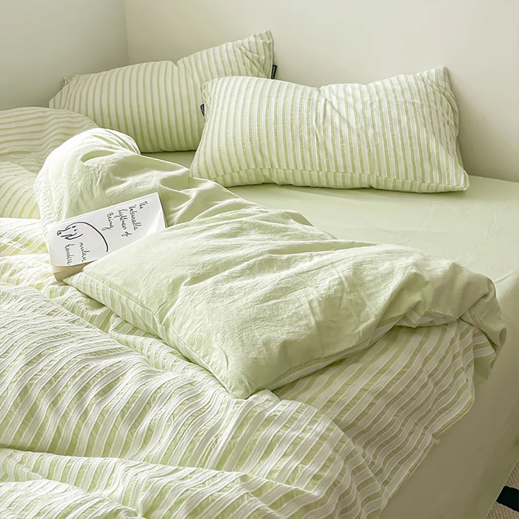 Refresh Jacquard Striped Duvet Cover
