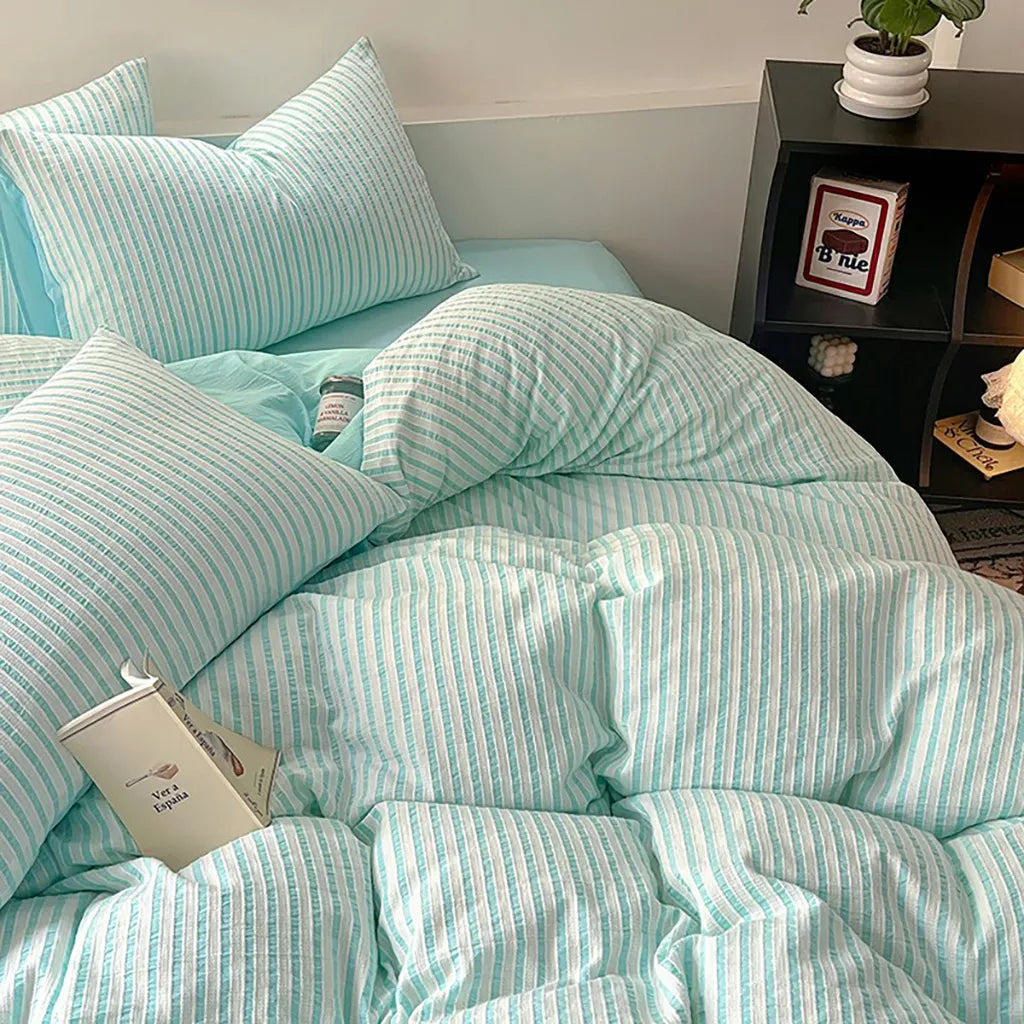 Refresh Jacquard Striped Duvet Cover